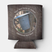 Ahornsirup Sap-Eimer Art Personalisiert Dosenkühler (Rückseite)