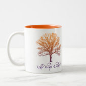 Ahornsirup Tree Zweifarbige Tasse (Links)