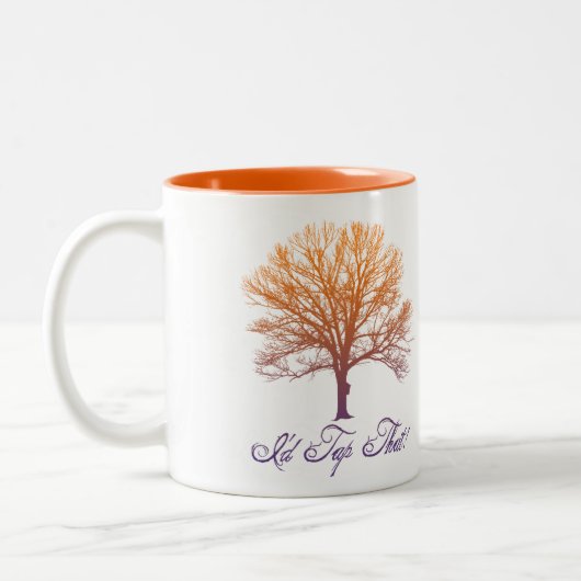 Ahornsirup Tree Zweifarbige Tasse (Links)