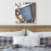 Ahornsirup Zucker-Sap-Eimer auf Baum Leinwanddruck (Insitu (Schlafzimmer))