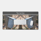 Ahornsirup Zucker Sap Eimer auf Baum Personalisier Schreibtischunterlage (Tastatur & Maus)