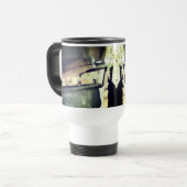 Ahornsirup Zuckerhut Laufende Eimerkatze Reisebecher (Vorderseite Links)