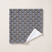 Ahornsirup Zuckerkleppmuster Badhandtuch Set (Waschlappen)