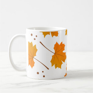 Ahornspiegel: Cartoon Herbstleaves Kaffeetasse
