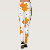 Ahornspiegel: Cartoon Herbstleaves Leggings (Rückseite)