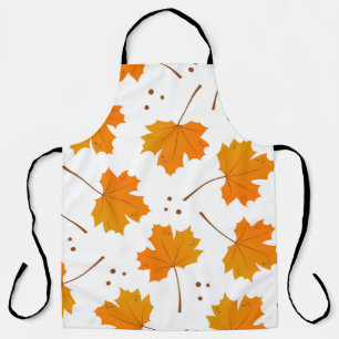 Ahornspiegel: Cartoon Herbstleaves Schürze