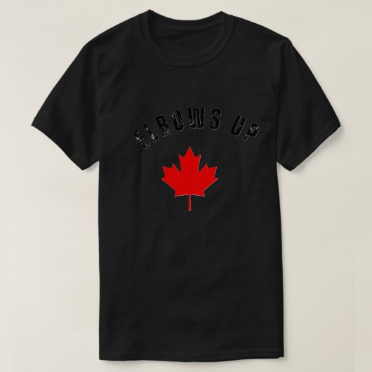 Ahornstimmung - Ellbogen Lässiges T-Shirt (Design vorne)