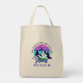 Ahorntal, Washington Tote Tag Tragetasche (Rückseite)