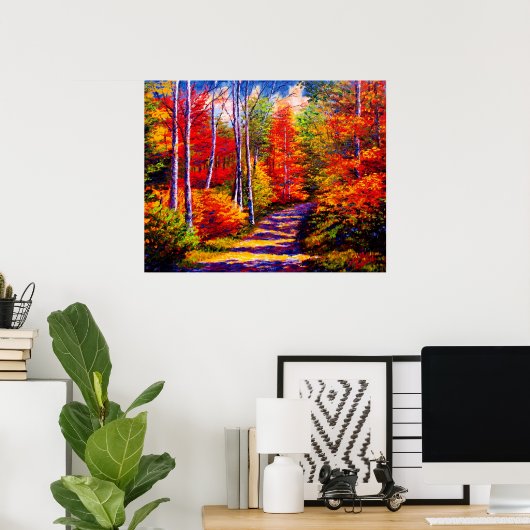 Ahornwaldstraße Poster (Heimbüro)