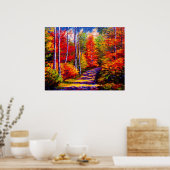 Ahornwaldstraße Poster (Küche)