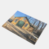 Ahornzuckerhaus auf dem Parmelee-Hof Fußmatte (Schrägansicht)