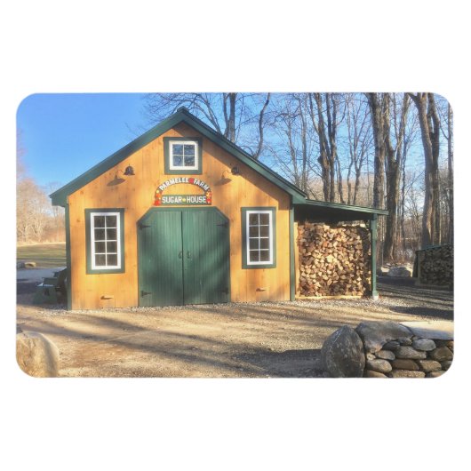 Ahornzuckerhaus auf dem Parmelee-Hof Magnet (Horizontal)