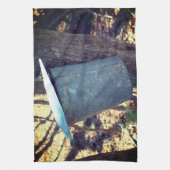 Ahornzuckerklemme auf Baum Geschirrtuch (Vertikal)