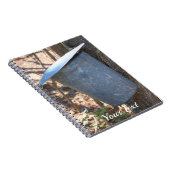 Ahornzuckerklemme auf Baumart Notizblock (Rechte Seite)