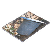 Ahornzuckerklemme auf Baumart Notizblock (Linke Seite)