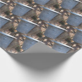 Ahornzuckerkleppmuster Geschenkpapier (Ecke)