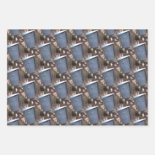 Ahornzuckerkleppmuster Geschenkpapier Set (Vorderseite 2)