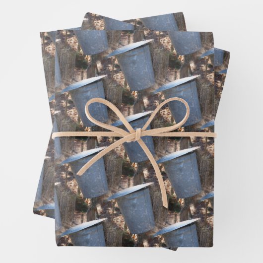 Ahornzuckerkleppmuster Geschenkpapier Set (Beispiel)