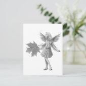 Ahornzuckermuschel mit Leaf Postkarte (Stehend Vorderseite)