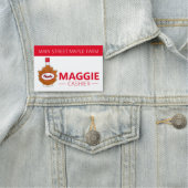 Ahornzuckersirup Maine Kanadischer Leaf Namensschild (Beispiel)