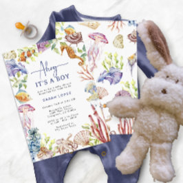 Ahoy Baby Shower Einladung