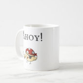 Ahoy Bird Pirate Kaffeetasse (Vorderseite Links)