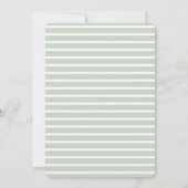 Ahoy Boy Teddy Bear Sailor Bootsschiff Sea Babydus Einladung (Rückseite)