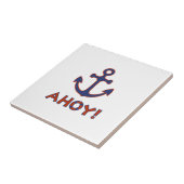 AHOY! Buoy + Ankerdesign Red+Blue Fliese (Seite)