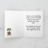 Ahoy da Matey! Vielen Dank für Ihre Anmerkungen Dankeskarte (Innenseite)