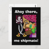 Ahoy da, mein Freund! Postkarte (Vorne/Hinten)