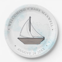 Ahoy! Das ist ein Junge! Baby Sailboat Baby