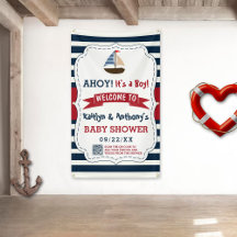 Ahoy! Das ist ein Junge! Babydusche für Nautical B