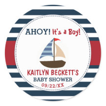 Ahoy! Das ist ein Junge! Babydusche für Nautical B