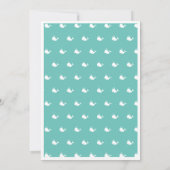 Ahoy, das ist ein Junge! Einladung zur Kinderdusch (Rückseite)