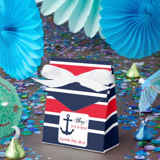 Ahoy! Das ist ein Junge! Kinderdusche Geschenkschachtel (Party)