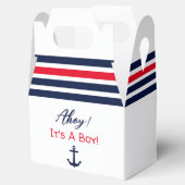 Ahoy! Das ist ein Junge! Kinderdusche Geschenkschachtel (Geöffnet)