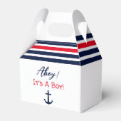 Ahoy! Das ist ein Junge! Kinderdusche Geschenkschachtel (Vorderseite)