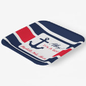 Ahoy! Das ist ein Junge! Kinderdusche Pappteller (Gewinkelt)