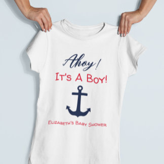 Ahoy! Das ist ein Junge! Kinderdusche T-Shirt