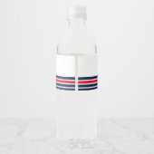 Ahoy! Das ist ein Junge! Kinderdusche Wasserflaschenetikett (Rückseite)