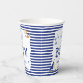 Ahoy! Das ist ein Junge! Sailor Marine Blue Baby D Pappbecher (Rechts)