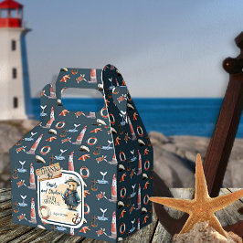 Ahoy, das ist eine Baby-Teddy-Baby-Dusche. Geschenkschachtel