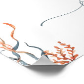 Ahoy! Das ist Junge! Babydusche für Nautical Boat  Poster (Ecke)