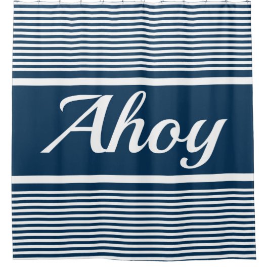 Ahoy Duschvorhang (Vorderseite)