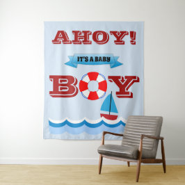 Ahoy! Es ist ein Baby Boy Tapestry Wandteppich