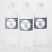Ahoy Es ist ein Baby Dusche Wasser Flasche Etikett (Flaschen)