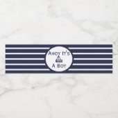 Ahoy Es ist ein Baby Dusche Wasser Flasche Etikett (Einzelnes Label)