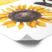 Ahoy Es ist ein Baby-Duschzeichen Poster (Ecke)