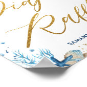 Ahoy Es ist ein Baby Nautical Baby Duwer Windschut Poster (Ecke)