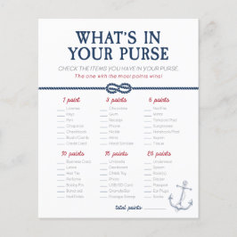 Ahoy Es ist ein Baby Nautical Baby Shower Purse Ga